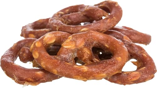 TRIXIE Premio Mini Pretzels au Poulet - Sans Sucre ajouté - Pour Enfants - Pique-Nique - Garantis sans gluten - 100 g - 